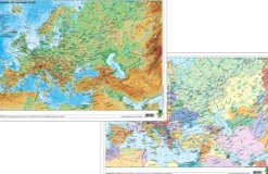 Stiefel Eurocart GmbH Schreibtischunterlagen*Europa und der Nahe Osten physisch/politisch. DUO-Schreibunterlage klein