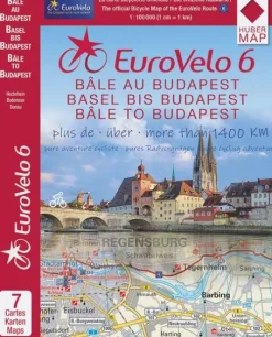 EuroVelo 6 (Basel - Budapest) 1: 100 000*Huber Kartographie Clearance