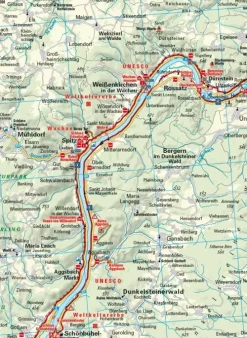 EuroVelo 6 (Basel - Budapest) 1: 100 000*Huber Kartographie Clearance