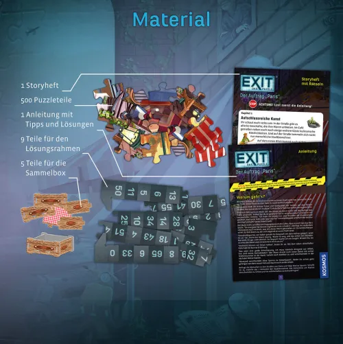 EXIT® - Das Puzzle: Der Auftrag "Paris"*Franckh-Kosmos Sale