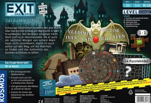 Franckh-Kosmos Puzzles & Puzzlezubehör-EXIT® - Das Spiel + Puzzle: Das dunkle Schloss