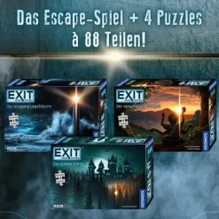 Franckh-Kosmos Puzzles & Puzzlezubehör-EXIT® - Das Spiel + Puzzle: Das dunkle Schloss