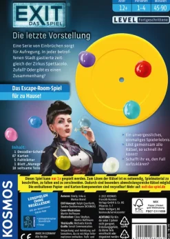 Franckh-Kosmos Familien- & Gesellschaftsspiele-EXIT® - Das Spiel: Die letzte Vorstellung