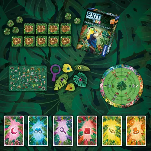 Franckh-Kosmos Familien- & Gesellschaftsspiele*EXIT® - Das Spiel Kids: Rätselspaß im Dschungel