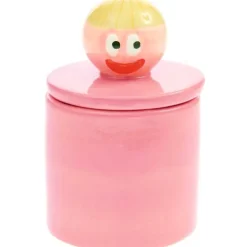 EYE CANDY Keramik Dose mit Deckel, Höhe 12 cm, Ø 8 cm*RICO-Design tap Sale