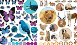 Workman Publishing Kinderbücher*EyeLike Stickers: Animals