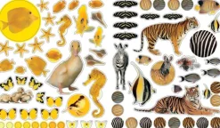 Workman Publishing Kinderbücher*EyeLike Stickers: Animals