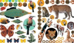 Workman Publishing Kinderbücher*EyeLike Stickers: Animals