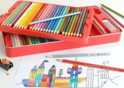 Faber-Castell GmbH&Co. Buntstifte-Faber-Castell Buntstift hexagonal 60er Metalletui