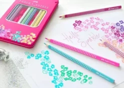 Faber-Castell GmbH&Co. Buntstifte*Faber-Castell Buntstifte Pinkes Sparkle, 12er Metalletui
