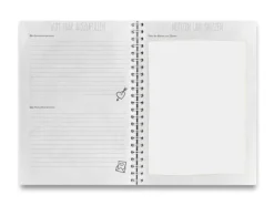 familia Verlag Liebe & Hochzeit*familiawedding black-Doodle- Design XXL Gästebuch zur Hochzeit