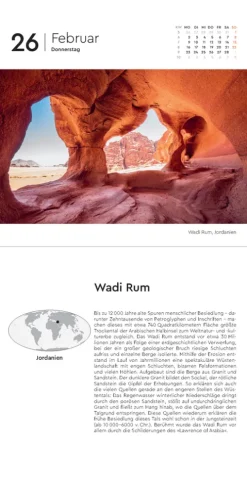 Kunth Verlag Abreiß-Kalender*Farben der Erde - KUNTH 365-Tage-Abreißkalender 2026