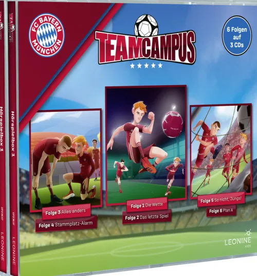 FC Bayern Team Campus (Fußball) Hörspielbox 1*LEONINE Distribution GmbH Online