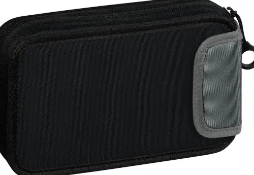 Baier & Schneider Federtaschen-Federmäppchen 2 Klappen onyx