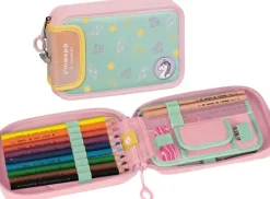 Baier & Schneider Federtaschen*Federmäppchen 2 Klappen Unicorn