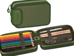 Baier & Schneider Federtaschen-Federmäppchen 3 RV grün