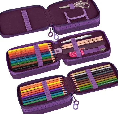 Federmäppchen 3 RV lila*Baier & Schneider Hot