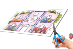 Atelier Color Bastelpapier & Origami-Feenhaus basteln Bastelbogen mit Anziehpuppe Ausschneidebogen
