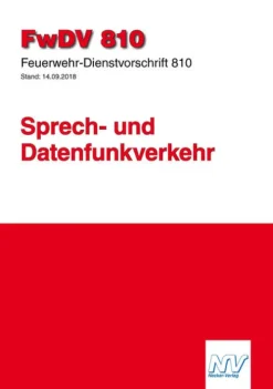 Neckar-Verlag Medienwissenschaft*Feuerwehr-Dienstvorschrift 810 (FwDV 810)
