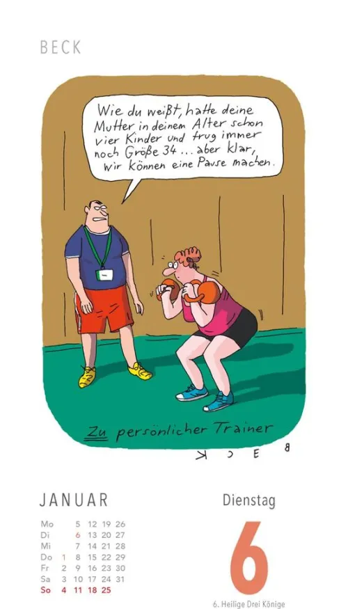 Lappan Abreiß-Kalender-Fiese Bilder Cartoons für jeden Tag 2026: Tagesabreißkalender