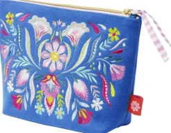 Fiesta del Sol Accessoirestasche bestickt, 18 x 24 cm, königsblau*Groh Verlag Online