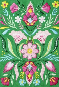 Groh Verlag Notizbücher & -Blöcke-Fiesta del Sol Notizbuch bestickt A5 - 240 Seiten, grün