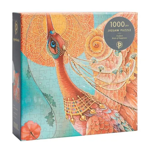 Paperblanks Puzzles & Puzzlezubehör-Firebird 1000 Piece Jigsaw Puzzle by (Birds of Happiness)