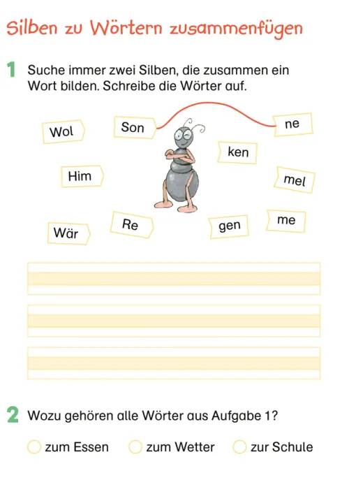Fit für Deutsch 1. Klasse. Mein 5-Minuten-Block*Tessloff Verlag Hot