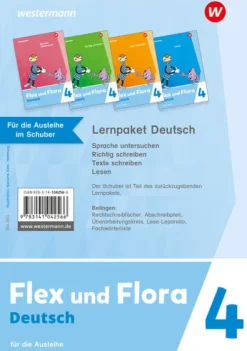 Westermann Schulbuch Nach Bundesländern·Rheinland-Pfalz*Flex und Flora 4. Lernpaket Deutsch 4 (Druckschrift) für Rheinland-Pfalz Für die Ausleihe
