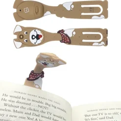 Bookchair Vertrieb Lesen & Geschichten-Flexilight Animal Leselicht (Hund) | 2 in 1 Leselampe & Lesezeichen | LED Leselicht | Geschenk für Leser, Buchliebhaber | Deutsche Ausgabe