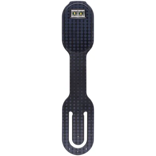 Bookchair Vertrieb Lesen & Geschichten*Flexilight RC (Black Dots) - wiederaufladbares Leselicht - 2 in 1 Leselampe & Lesezeichen - LED Leselicht - Geschenk für Leser, Buchliebhaber - Deutsche Ausgabe