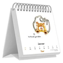 teNeues Calendars & Stationery GmbH & Co. KG Wochenkalender*Flow - Was uns wirklich glücklich macht - Wochenkalender 17 x 16 mit Spiralbindung, 53 Illustrationen der kleinen Glücksmomente