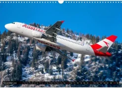 Flugzeugkalender (Wandkalender 2026 DIN A3 quer), Monatskalender*Calvendo Outlet