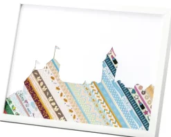 Folia Klebstoff & Klebebänder-Washi-Tape 4er Set HOTFOIL ROSEGOLD, 3x 15mmx5m + 1x 5mmx5m