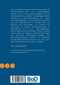 BoD - Books on Demand Mathematik-Formelsammlung für Berufskraftfahrer