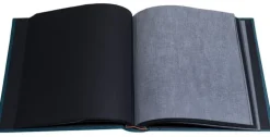 Quo Vadis Dekoration & Einrichtung-Fotoalbum, 60 Seiten schwarz, 29x32 cm, OfficeByMe