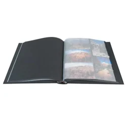 Quo Vadis Dekoration & Einrichtung-Fotoalbum MILANO 29x32 cm, 60 schwarze Seiten