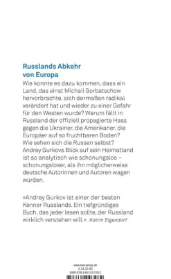 Kiepenheuer & Witsch GmbH Politik*Für Russland ist Europa der Feind
