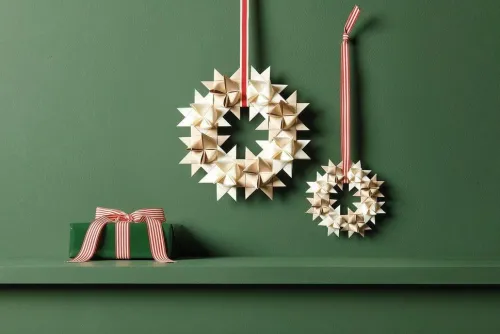 Fröbelsterne mit Recyclingpapier, Elfenbein FSC MIX*Rico Design GmbH & Co.KG Best