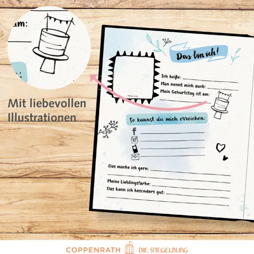 Coppenrath Kalligraphie & Handlettering*Freundebuch - Handlettering - Meine Freunde