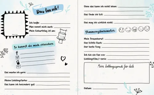 Coppenrath Kalligraphie & Handlettering*Freundebuch - Handlettering - Meine Freunde