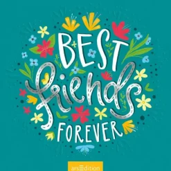 Ars Edition GmbH Kalligraphie & Handlettering-Freundebuch Best Friends Forever (Handlettering)