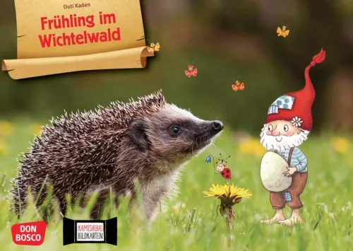 Don Bosco Medien GmbH Lesen & Geschichten-Frühling im Wichtelwald. Kamishibai Bildkartenset