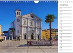 Friaul-Julisch Venetien - zwischen Alpen und Adria (Wandkalender 2026 DIN A4 quer), Monatskalender*Calvendo Best