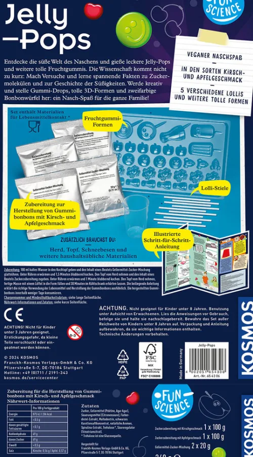 Franckh-Kosmos Forschen & Entdecken-Fun Science Jelly Pops