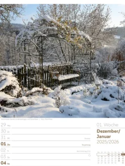 Ackermann Kunstverlag Wochenkalender*Gartenglück Wochenplaner Kalender 2026