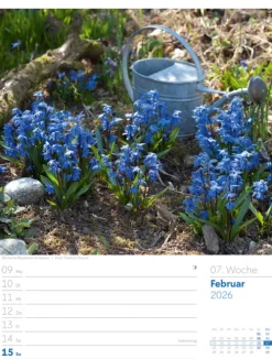 Ackermann Kunstverlag Wochenkalender*Gartenglück Wochenplaner Kalender 2026