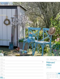 Ackermann Kunstverlag Wochenkalender*Gartenglück Wochenplaner Kalender 2026