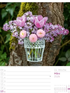 Ackermann Kunstverlag Wochenkalender*Gartenglück Wochenplaner Kalender 2026