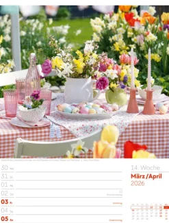Ackermann Kunstverlag Wochenkalender*Gartenglück Wochenplaner Kalender 2026